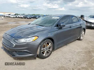 2018 Ford Fusion SE with VIN 3FA6P0HD0JR193187, listed as a Copart auction lot 58652375 with 114,370 mi miles and Salvage title. Bid and sale history available at DreamBid. Image 1.
