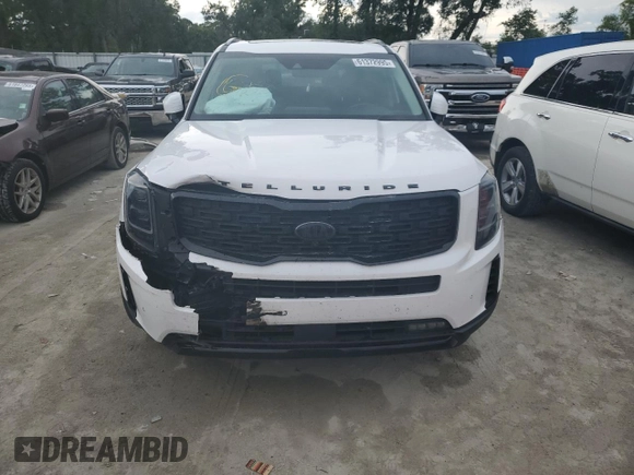 2021 Kia Telluride SX with VIN 5XYP5DHC1MG125563, listed as a Copart auction lot 61372995 with 83,358 mi miles and Salvage title. Bid and sale history available at DreamBid. Image 5.