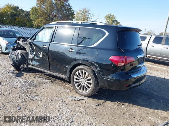 2016 Infiniti QX80 with VIN JN8AZ2NE2G9125635, listed as a IAAI auction lot 40679492 with 145,666 mi miles and . Bid and sale history available at DreamBid. Image 3.