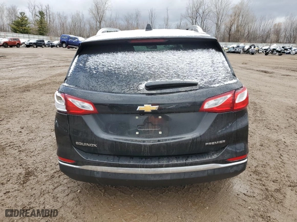 2021 Chevrolet Equinox Premier with VIN 2GNAXNEV9M6153403, listed as a Copart auction lot 84603004 with 0 mi miles and Non Repairable. Bid and sale history available at carsss.com. Image 6.
