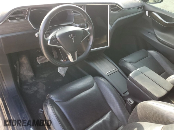 2016 Tesla Model X 70D with VIN 5YJXCAE2XGF001562, listed as a Copart auction lot 53539225 with 73,274 mi miles and Salvage Title. Bid and sale history available at DreamBid. Image 8.