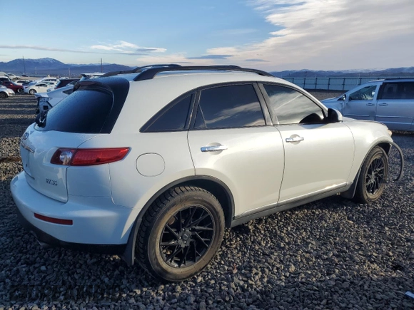 2008 Infiniti FX with VIN JNRAS08W38X209419, listed as a Copart auction lot 45769945 with 130,948 mi miles and Salvage Title. Bid and sale history available at DreamBid. Image 3.