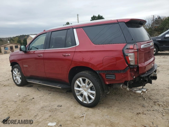 2023 Chevrolet Tahoe High Country with VIN 1GNSKTKL1PR508017, listed as a Copart auction lot 80831974 with 2,333 mi miles and Salvage Title. Bid and sale history available at carsss.com. Image 2.