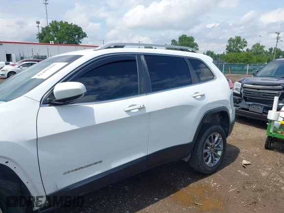2020 Jeep Cherokee Latitude Plus with VIN 1C4PJLLB2LD592959, listed as a IAAI auction lot 42491266 with 74,609 mi miles and . Bid and sale history available at DreamBid. Image 14.