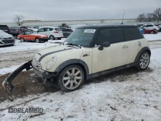 2005 MINI Hardtop S with VIN WMWRE33465TD91749, listed as a Copart auction lot 43938765 with 166,391 mi miles and Salvage Title. Bid and sale history available at DreamBid. Image 1.