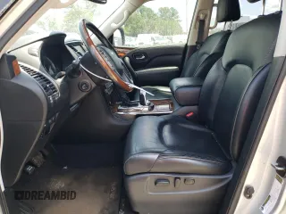 2018 Infiniti QX80 with VIN JN8AZ2NE6J9191550, listed as a Copart auction lot 62253904 with 75,841 mi miles and Salvage Title. Bid and sale history available at carsss.com. Image 7.