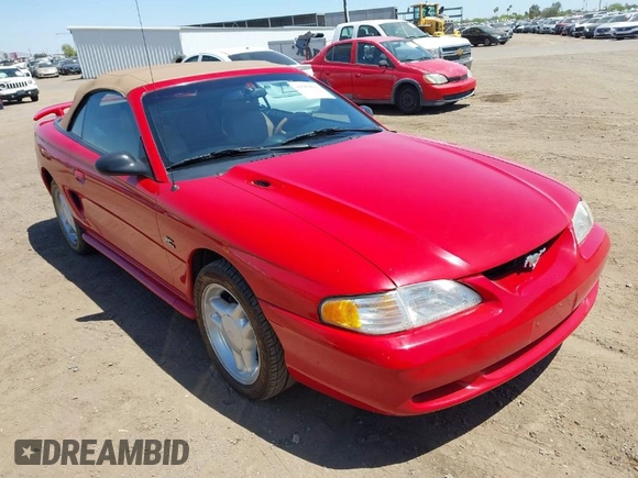 1994 Ford Mustang z VIN 1FALP45T3RF184322, wystawiony jako IAAI lot #41989883 z przebiegiem 94 740 mil mil oraz . Historia ofert i sprzedaży dostępna na DreamBid. Obrazek 1.