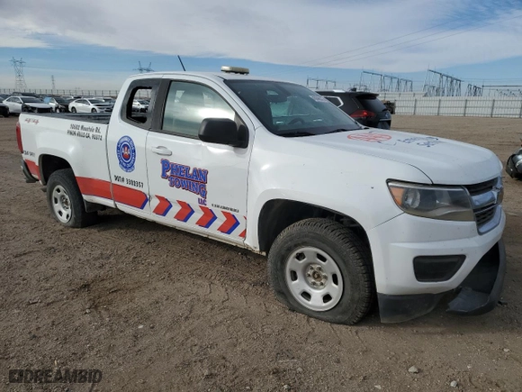 2019 Chevrolet Colorado 4WD Work Truck with VIN 1GCHTBEA7K1272128, listed as a Copart auction lot 45045575 with 159,874 mi miles and Salvage Title. Bid and sale history available at carsss.com. Image 4.