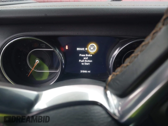 2021 Jeep Wrangler Unlimited Sahara with VIN 1C4HJXEN5MW609102, listed as a IAAI auction lot 41446454 with 31,846 mi miles and . Bid and sale history available at DreamBid. Image 16.