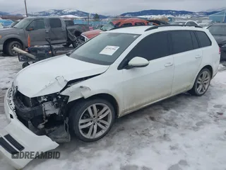 2015 Volkswagen Golf SportWagen TDI SE with VIN 3VWCA7AU0FM506614, listed as a IAAI auction lot 41552304 with 119,209 mi miles. Bid and sale history available at carsss.com. Image 2.