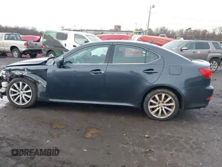2007 Lexus IS 250 with VIN JTHCK262772009223, listed as a IAAI auction lot 41142962 with 207,967 mi miles. Bid and sale history available at carsss.com. Image 14.