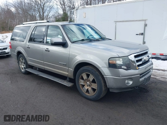 2008 Ford Expedition EL Limited with VIN 1FMFK20518LA48639, listed as a IAAI auction lot 41655592 with 177,739 mi miles. Bid and sale history available at carsss.com. Image 1.