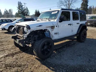 2022 Jeep Wrangler Unlimited Willys with VIN 1C4HJXDM4NW241859, listed as a Copart auction lot 42206205 with 31,449 mi miles and Salvage Title. Bid and sale history available at DreamBid. Image 1.