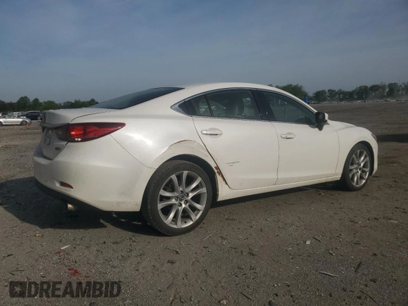 2017 Mazda 6 Touring with VIN JM1GL1V56H1151088, listed as a Copart auction lot 51741435 with 124,331 mi miles and Salvage Title. Bid and sale history available at carsss.com. Image 3.