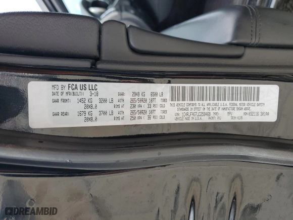 2018 Jeep Grand Cherokee Altitude with VIN 1C4RJFAG7JC258468, listed as a Copart auction lot 50198805 with 78,041 mi miles and Salvage Title. Bid and sale history available at carsss.com. Image 13.