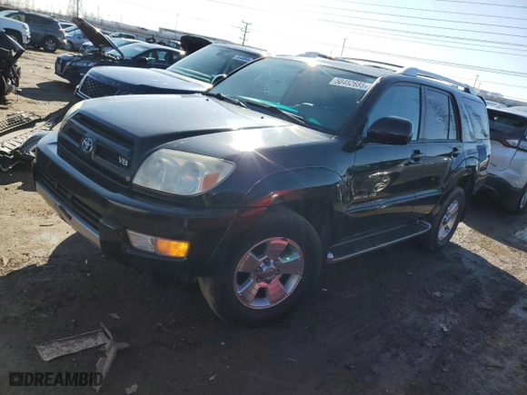 2004 Toyota 4Runner Limited with VIN JTEBT17R240035909, listed as a Copart auction lot 50452685 with 304,549 mi miles and Clean Title. Bid and sale history available at carsss.com. Image 1.