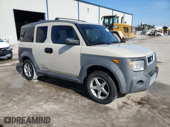2005 Honda Element LX with VIN 5J6YH17355L012730, listed as a Copart auction lot 43391835 with 40,626 mi miles and Salvage Title. Bid and sale history available at DreamBid. Image 4.
