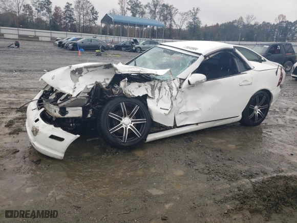 2001 Mercedes-Benz SLK-Class Kompressor with VIN WDBKK49F11F190356, listed as a Copart auction lot 79548904 with 0 mi miles and Salvage Title. Bid and sale history available at carsss.com. Image 1.