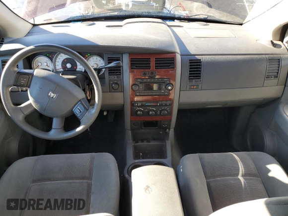 2005 Dodge Durango SLT with VIN 1D4HB48D65F583385, listed as a Copart auction lot 88905735 with 200,446 mi miles and Salvage title. Bid and sale history available at DreamBid. Image 8.