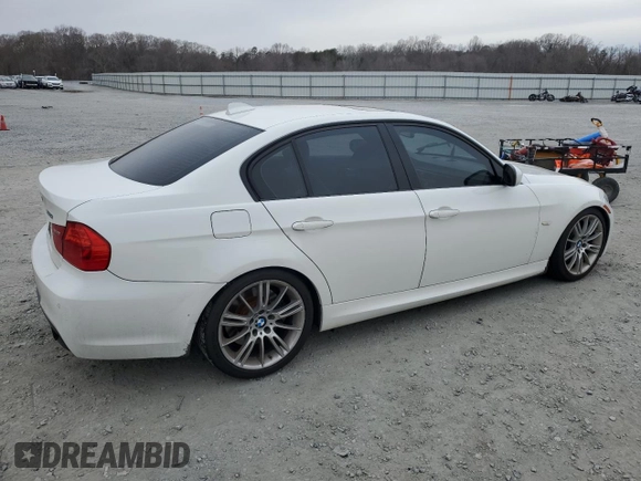 2011 BMW 3 Series 335i with VIN WBAPM5C51BE575783, listed as a Copart auction lot 47354165 with 0 mi miles and Salvage Title. Bid and sale history available at carsss.com. Image 3.
