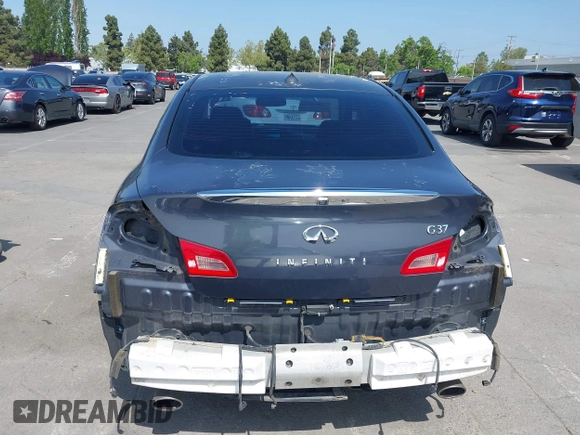 2012 Infiniti G37 Journey with VIN JN1CV6AP0CM620960, listed as a IAAI auction lot 42028874 with Not Provided miles. Bid and sale history available at carsss.com. Image 6.