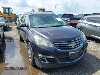 2015 Chevrolet Traverse LT with VIN 1GNKRGKD7FJ127555, listed as a IAAI auction lot 42676564 with 127,962 mi miles and . Bid and sale history available at DreamBid. Image 1.