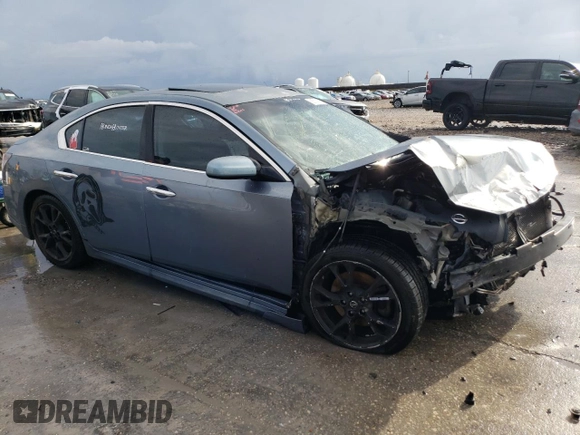 2012 Nissan Maxima S z VIN 1N4AA5AP9CC812643, wystawiony jako Copart lot #50065695 z przebiegiem Nie podano mil oraz Szkoda całkowita • Salvage title. Historia ofert i sprzedaży dostępna na DreamBid. Obrazek 4.