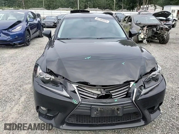 2014 Lexus IS 250 with VIN JTHBF1D28E5039162, listed as a Copart auction lot 62183525 with 120,489 mi miles and Salvage title. Bid and sale history available at DreamBid. Image 13.