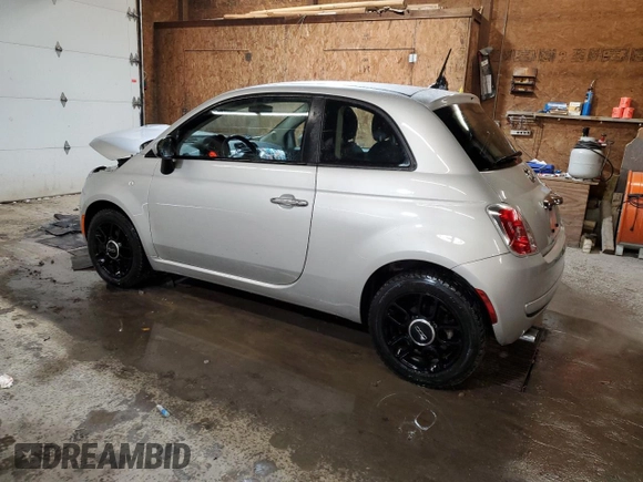 2013 FIAT 500 Pop with VIN 3C3CFFAR5DT526391, listed as a Copart auction lot 53429125 with 105,104 mi miles and Salvage Title. Bid and sale history available at carsss.com. Image 2.