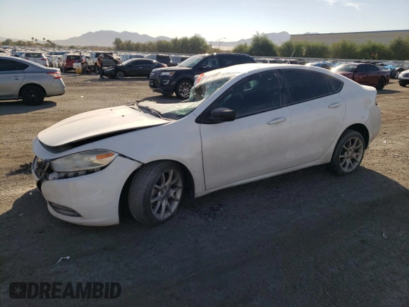 2013 Dodge Dart SXT with VIN 1C3CDFBA0DD339743, listed as a Copart auction lot 75720594 with 130,664 mi miles and Salvage Title. Bid and sale history available at carsss.com. Image 1.