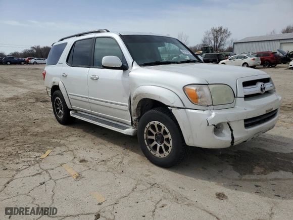 2005 Toyota Sequoia Limited with VIN 5TDBT48A35S255623, listed as a Copart auction lot 49709565 with 307,462 mi miles and Clean Title. Bid and sale history available at carsss.com. Image 4.
