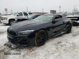 2019 BMW 8 Series M850i xDrive with VIN WBABC4C54KBU96021, listed as a Copart auction lot 82682333 with 0 mi miles. Bid and sale history available at carsss.com. Image 1.