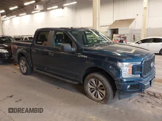 2018 Ford F-150 XL with VIN 1FTEW1EPXJKE93689, listed as a IAAI auction lot 41710693 with 117,065 mi miles. Bid and sale history available at carsss.com. Image 1.