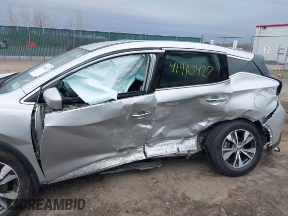 2022 Nissan Murano S z VIN 5N1AZ2AS6NC121316, wystawiony jako IAAI lot #41910427 z przebiegiem 50 212 mil mil oraz . Historia ofert i sprzedaży dostępna na DreamBid. Obrazek 6.