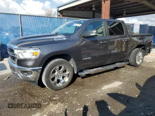 2020 Ram 1500 Big Horn with VIN 1C6RRFFG6LN101546, listed as a Copart auction lot 43517735 with 129,416 mi miles and Salvage Title. Bid and sale history available at carsss.com. Image 1.