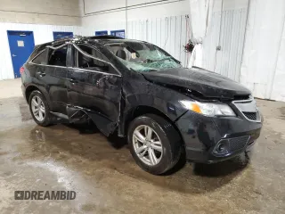 2013 Acura RDX with VIN 5J8TB4H33DL006166, listed as a Copart auction lot 49956645 with 0 mi miles and Salvage Title. Bid and sale history available at carsss.com. Image 4.