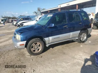 2002 Chevrolet Tracker LT with VIN 2CNBE634826950981, listed as a Copart auction lot 77488654 with 154,126 mi miles and Salvage title. Bid and sale history available at DreamBid. Image 1.