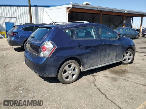 2009 Pontiac Vibe with VIN 5Y2SM67009Z471404, listed as a Copart auction lot 53368555 with 139,999 mi miles and Clean Title. Bid and sale history available at carsss.com. Image 3.