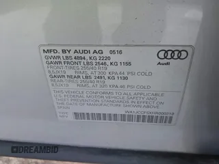 2017 Audi Q3 Premium Plus z VIN WA1JCCFSXHR000319, wystawiony jako IAAI lot #41986889 z przebiegiem 74 675 mil mil oraz . Historia ofert i sprzedaży dostępna na DreamBid. Obrazek 9.