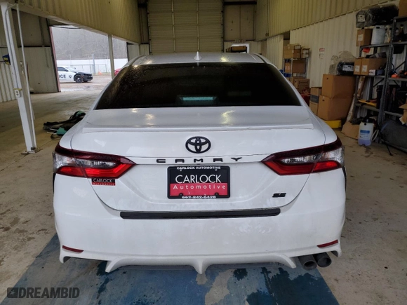 2022 Toyota Camry SE with VIN 4T1G11AK2NU715732, listed as a Copart auction lot 48901655 with 56,311 mi miles and Clean Title. Bid and sale history available at carsss.com. Image 6.