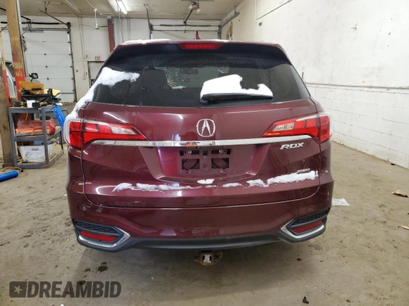 2016 Acura RDX with VIN 5J8TB4H34GL018640, listed as a Copart auction lot 88722865 with 120,154 mi miles and Salvage Title. Bid and sale history available at carsss.com. Image 6.