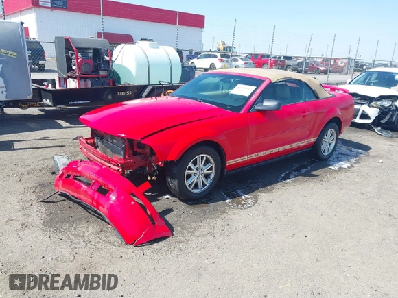 2006 Ford Mustang Standard with VIN 1ZVFT84N965234717, listed as a IAAI auction lot 41772347 with 53,356 mi miles and . Bid and sale history available at carsss.com. Image 21.