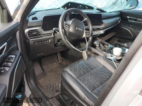 2023 Kia Telluride SX Prestige X-Pro с VIN 5XYP5DGC3PG390975, выставлен на аукционе Copart как лот 41502865 с пробегом 23 349 миль миль и Списание • Salvage title. История ставок и продаж доступна на DreamBid. Изображение 8.