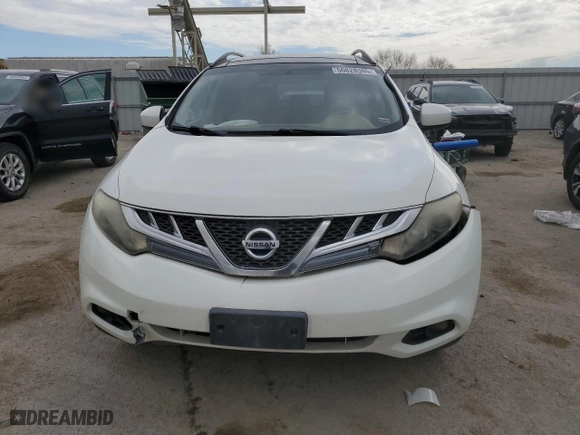 2012 Nissan Murano SV with VIN JN8AZ1MW6CW208369, listed as a Copart auction lot 50828595 with 216,324 mi miles and Salvage Title. Bid and sale history available at carsss.com. Image 5.