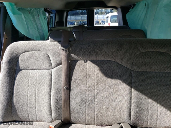 2019 Chevrolet Express Passenger LT with VIN 1GAZGPFG8K1247112, listed as a Copart auction lot 43231665 with 110,708 mi miles and Clean Title. Bid and sale history available at carsss.com. Image 10.