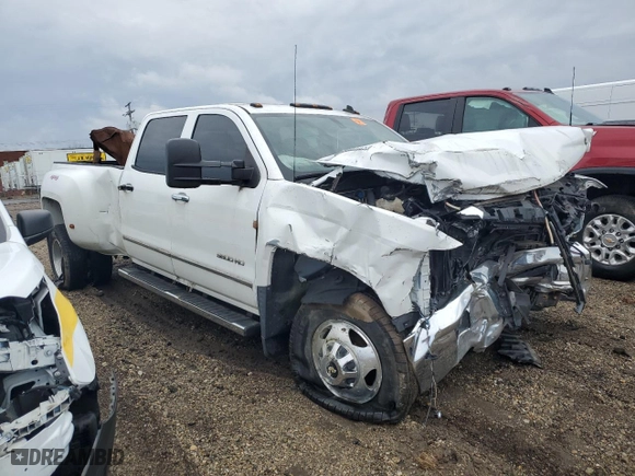 2015 Chevrolet Silverado 3500HD Built After Aug 14 LTZ with VIN 1GC4K0C88FF155883, listed as a Copart auction lot 87857005 with NaN miles and Salvage Title. Bid and sale history available at carsss.com. Image 4.