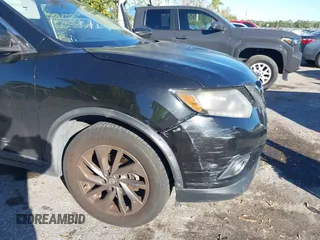 2016 Nissan Rogue SV with VIN KNMAT2MV9GP691799, listed as a IAAI auction lot 40902441 with 103,075 mi miles. Bid and sale history available at carsss.com. Image 6.
