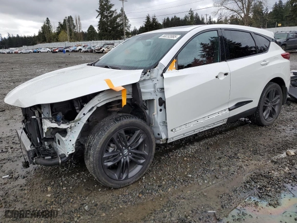 2020 Acura RDX w/A-Spec Pkg with VIN 5J8TC2H66LL033825, listed as a Copart auction lot 50232085 with 36,482 mi miles and Salvage Title. Bid and sale history available at carsss.com. Image 1.