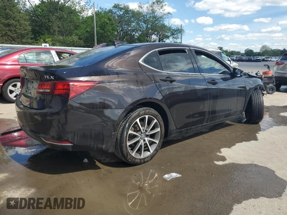 2015 Acura TLX Technology z VIN 19UUB2F58FA005624, wystawiony jako Copart lot #55233605 z przebiegiem Nie podano mil oraz Szkoda całkowita • Salvage title. Historia ofert i sprzedaży dostępna na DreamBid. Obrazek 3.
