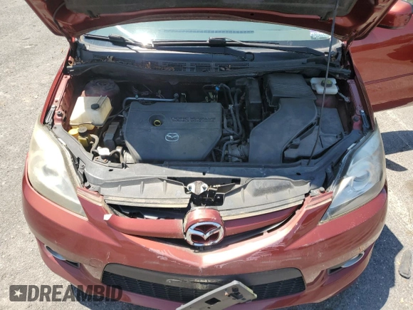 2009 Mazda 5 Grand Touring with VIN JM1CR293090348566, listed as a Copart auction lot 59270145 with 75,966 mi miles and Salvage title. Bid and sale history available at DreamBid. Image 12.